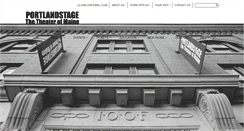 Desktop Screenshot of portlandstage.org